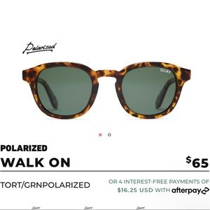 Quay Walk On Polarized Sunglasses good condition